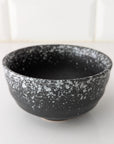 Matcha Bowl (or Chawan) in Grey with White Speckles. Part of the Matcha Green Tea Gift Set from Very Craftea