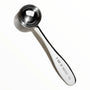 Stainless Steel Metal Tea Scoop with 'A Perfect Cup of Tea' Stamped On Handle from Very Craftea