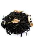 Close up of Jasmine Blossom Green loose leaf green tea from Very Craftea