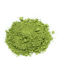 Close up of Ceremonial Grade Matcha Powdered Tea loose leaf green tea from Very Craftea