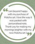 Review from Customer of Matcha Green Tea Gift Set from Very Craftea 