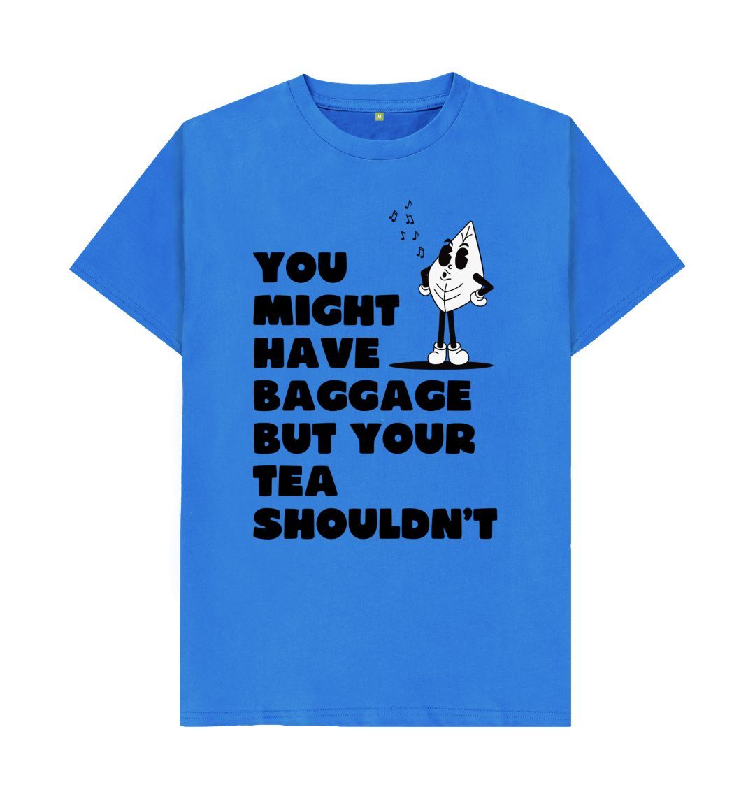 Bright Blue Slogan T-Shirt