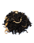 Close up of Earl Grey and Orange Blossoms loose leaf black tea from Very Craftea